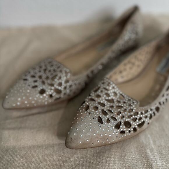 KARL LAGERFELD 😎 Paris: “The Nina” - Diamond Studded Slip-On Flats (Size 7) - Picture 12 of 15